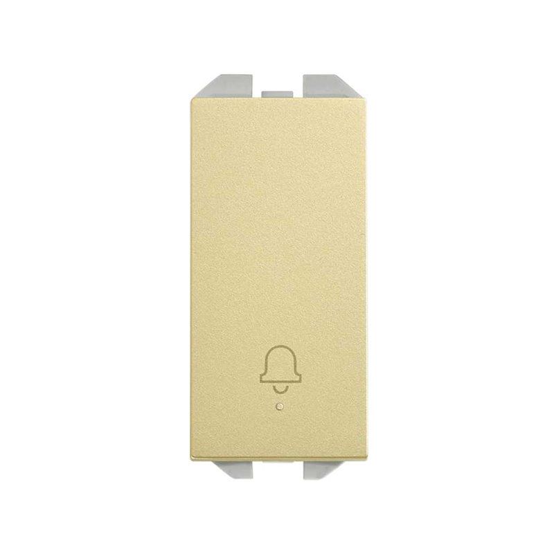 SIMON 270 | 10A bell engraved pushbutton and bronze narrow module 20001152-097