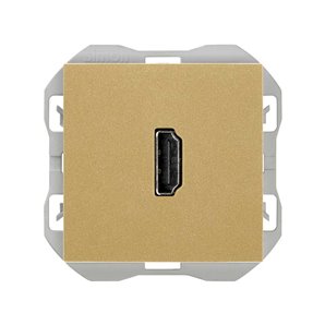 SIMON 270 | Connettore HDMI HH oro 20000094-095