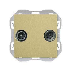 SIMON 270 | Bronze single R-TV + SAT socket 20000486-097