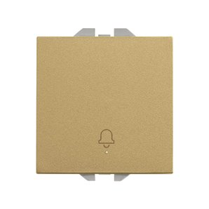 SIMON 270 | 10A gold bell engraved pushbutton 20000152-095
