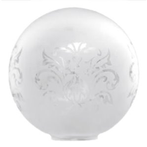 Tulipano in vetro opaco da 16 cm con bocca da 5 cm LTDE 101-16