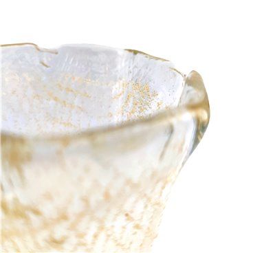 Abajur de vidro BELL 13x14cm âmbar boca 3,5cm