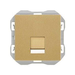 SIMON 270 | RJ45-Abdeckung mit Goldstecker 20000187-095