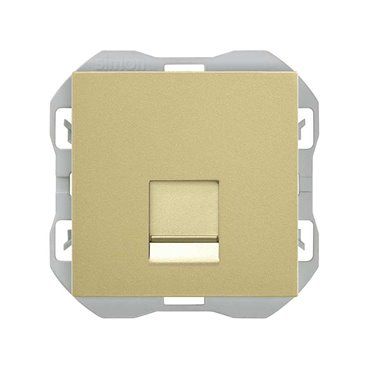 SIMON 270 | Tapa RJ45 con conector bronce 20000187-097