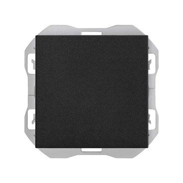 SIMON 270 | Piastra cieca nera opaca 20000800-098