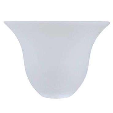 Tulipa de cristal Carla 8x11cm mate boca 3cm LTDE 1.5030.001