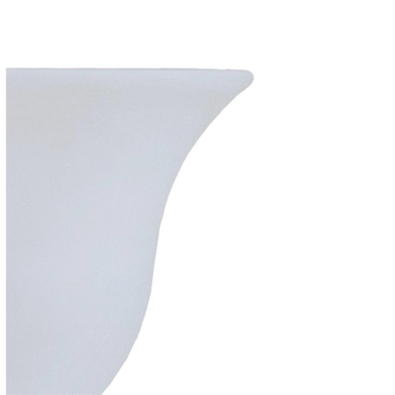 Tulipa de cristal Carla 8x11cm mate boca 3cm LTDE 1.5030.001