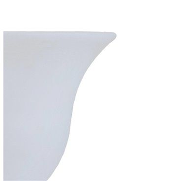 Tulipa de cristal Carla 8x11cm mate boca 3cm LTDE 1.5030.001