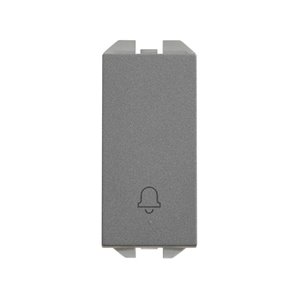 SIMON 270 | 10A bell engraved pushbutton and titanium narrow module 20001152-096