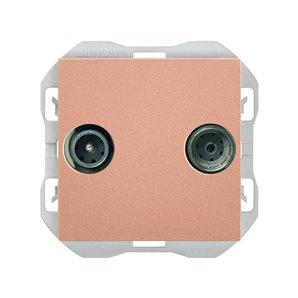 SIMON 270 | R-TV + SAT single copper socket 20000486-091