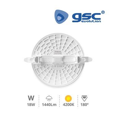 Downlight empotramiento regulable Larissa 18W 6500K                                                 