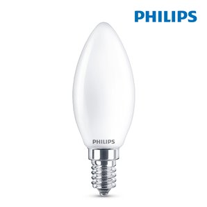BOMBILLA VELA LED E14 4,3W 470Lm 6.500K LUZ FRIA PHILIPS 2