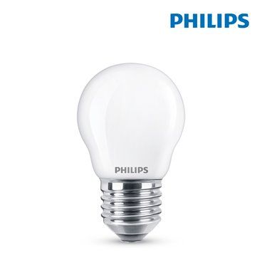 BOMBILLA ESFERICA LED E27 6,5W 806Lm 2.700k LUZ CALIDA PHILIPS