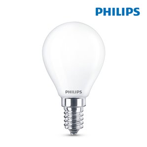 BOMBILLA ESFERICA LED E14 6,5W 806Lm 4.000k LUZ DIA PHILIPS