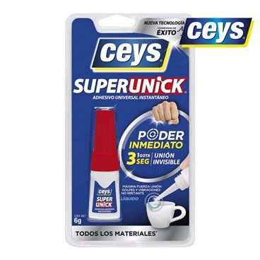 Adesivo Instantâneo CEYS UltraUnick - Potência Imediata Médio Formato 6g 504044