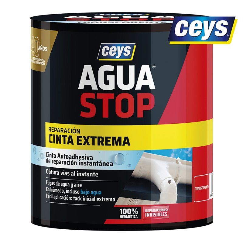 AGUA STOP CINTA EXTREMA INSTANTÁNEA TRANSPARENTE 902853