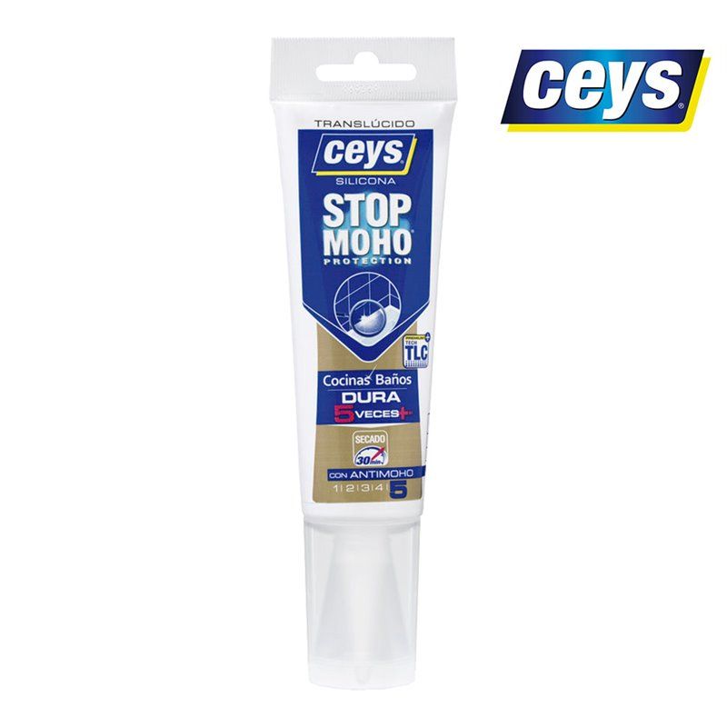 Selante Antimofo CEYS - Tubo Transparente 125ml...