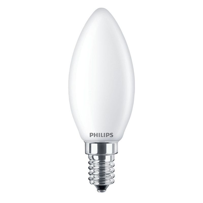 Bombilla de led de vela E14 6,5W 806Lm 4000K luz día PHILIPS 762711