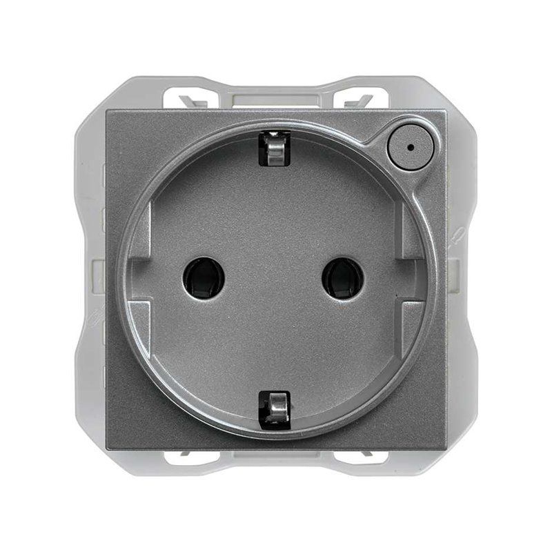 SIMON 270 | Schuko socket iO titanium 21000432-096