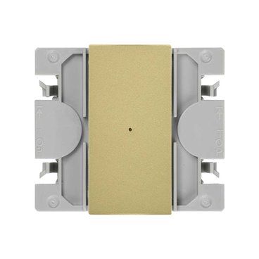SIMON 270 | Conmutador electrónico iO con tecla estrecha bronce 21001201-097