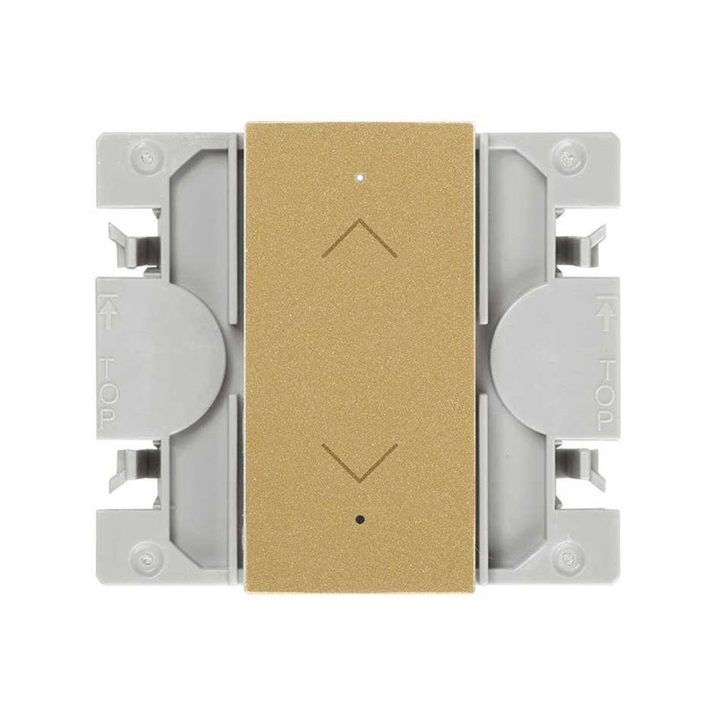 SIMON 270 | Interrupteur de store IO avec bouton étroit or 21001333-095