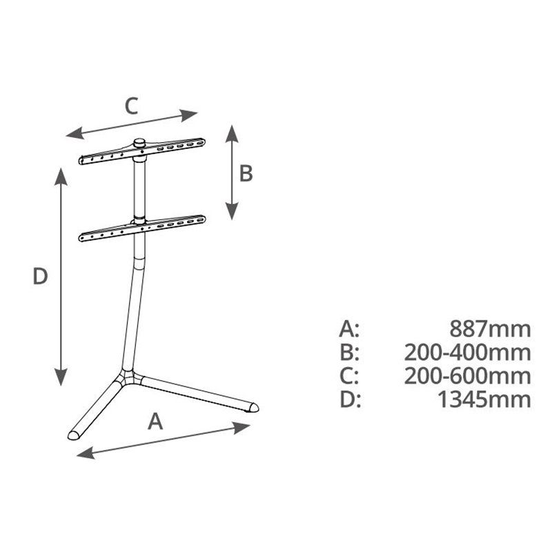 Soporte de pie para TV 49" 70" GSC 500060000