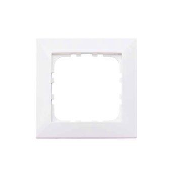 Embellecedor doble de cristal Iota Blanco                                                           