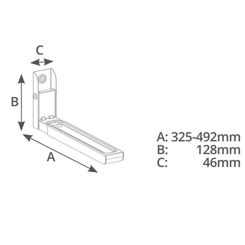 Suporte de parede para micro-ondas GSC 500085000