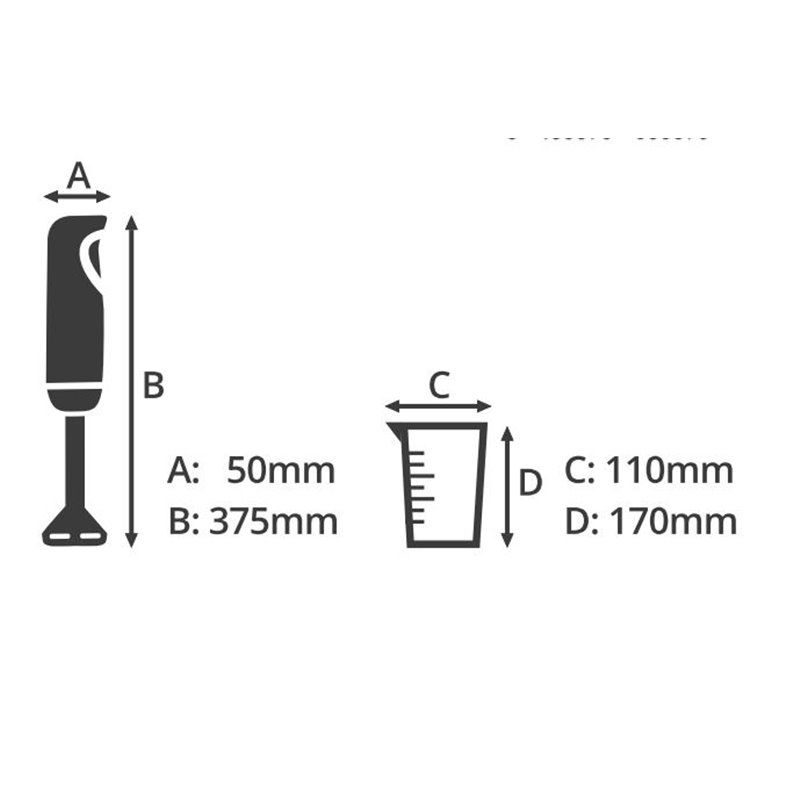 Batidora de brazo Turbox 700W + vaso medidor GSC 002701389