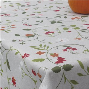 Mantel Antimanchas Textil Floral Rollo 1,4 x 25 metros.