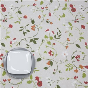 Mantel Antimanchas Textil Floral Rollo 1,4 x 25 metros. 2