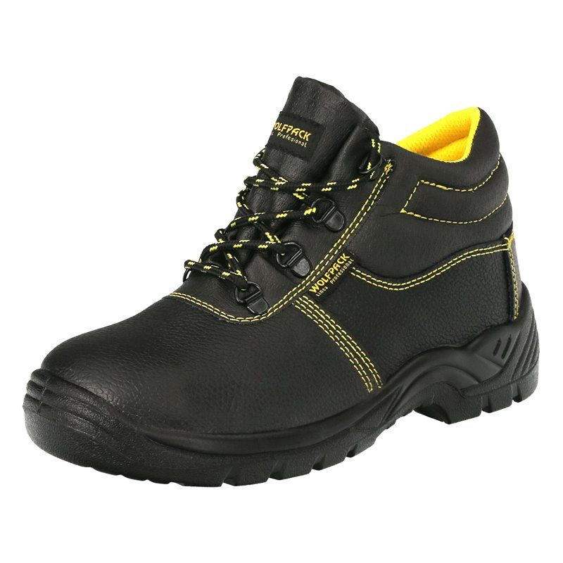 Botas de segurança Wolfpack couro preto S3 nº 42 (par)