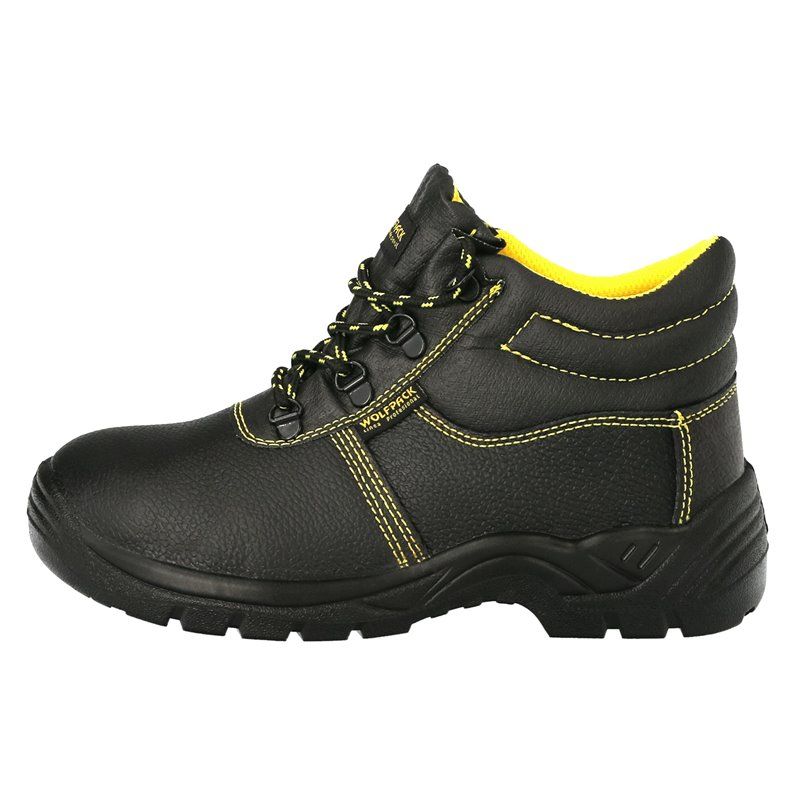 Botas de segurança Wolfpack couro preto S3 nº 42 (par)