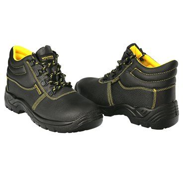 Botas de segurança Wolfpack couro preto S3 nº 48 (par)