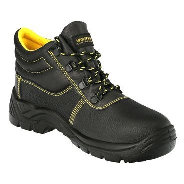 Botas de segurança Wolfpack couro preto S3 nº 48 (par)