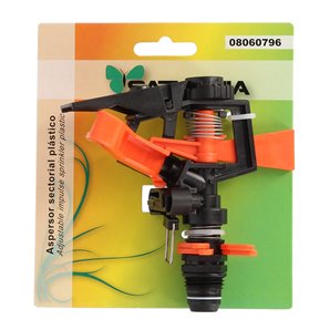 Aspersor de irrigação setorial leva 1/2" feito de plástico