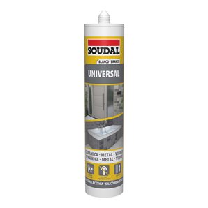 Silicona universal blanca 280ml 103184 soudal
