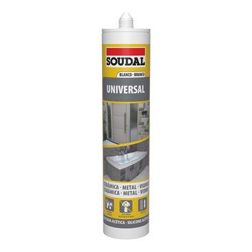 Silicona universal blanca 280ml 103184 soudal