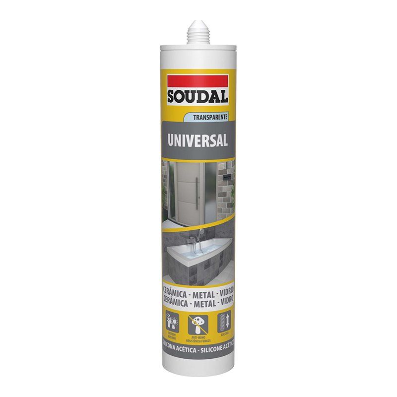 Silicona universal translucida 280ml 103183 soudal