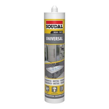 Silicona universal negra 280ml 115926 soudal