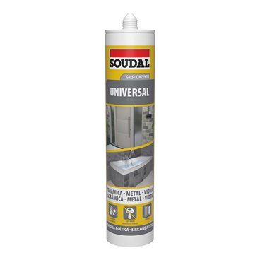 Silicona universal gris 280ml 115927 soudal