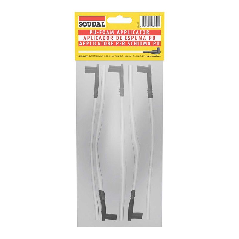 Blister 5 canulas para espuma pu 102998 soudal