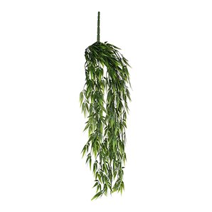 Bambú colgante color verde ø15x80cm