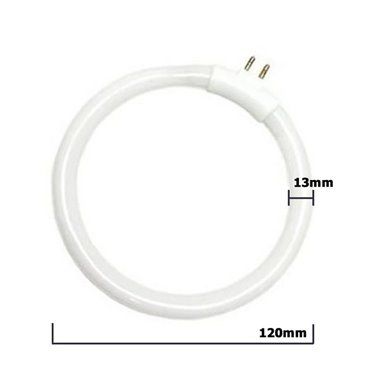 Tubo fluorescente circular T4 12W 120mm 6400K LTDE 546572