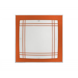 FAB 043083204 | Plafon Amet Naranja 2xe27 (32x32x6)