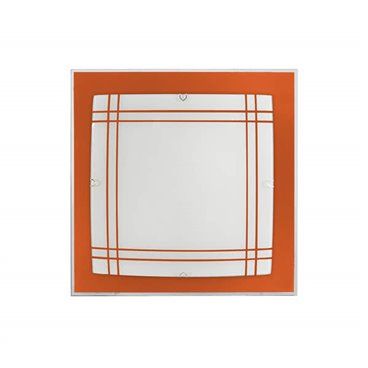 FAB 043083204 | Plafon Amet Naranja 2xe27 (32x32x6)