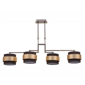 FAB 066454014 | Lampara 4aa Bremen Cuero/marron-oro 4xe14 Regx92