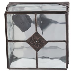 FAB 075582011 | Plafon Estepa Cobre 1xe27 20x20x11