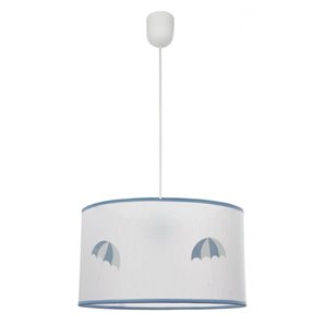 FAB 086693048 | Colgante Lluvia 1xe27 Celeste Regx30d