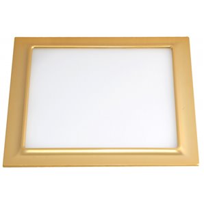 Downlight Ventura Ouro LED 16W 3000K 1280lm (18x18x1,5cm)